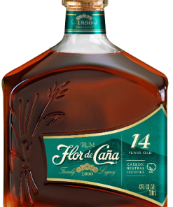 FLOR DE CANA 14 ANS STRAIGHT BOURBON 43°  70CL