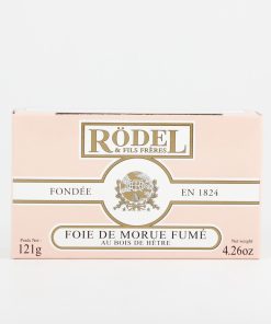 Foie de morue fumé au bois de hêtre