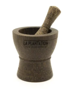 Mortier à poivre ou épice et son pilon en bois