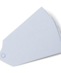 24 ÉTIQUETTES BLANC PERFORÉES 5 X 2 CM
