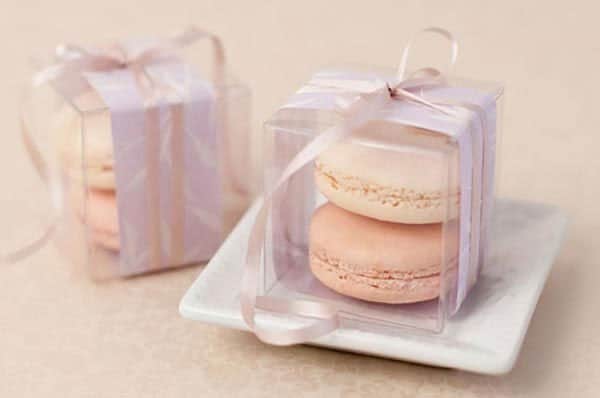 Boite à dragées cube -Transparent – 6 cm – Lot de 10