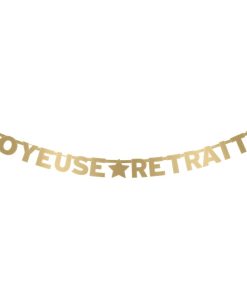 GUIRLANDE LETTRES “JOYEUSE RETRAITE”